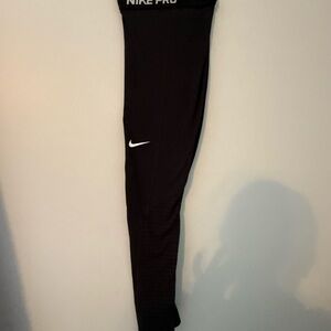 Nike Pro Black Leggings with White Logo